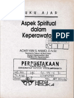 Buku Ajar Aspek Spiritual Dalam Keperawatan