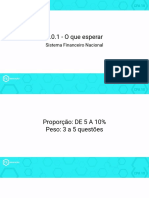 1.0.1 - O Que Esperar: Sistema Financeiro Nacional