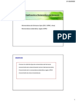 Tema 2. Clasificación y Nomenclatura de Fármacos