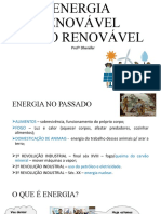 ENERGIA RENOVÁVEL e Não Renovável