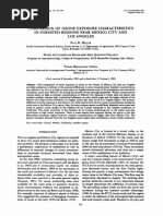 Comparison of Ozone Exposure Characteristics PDF