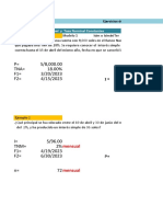 P S/8,000.00 Tna 18.00% F1 3/20/2023 F2 4/15/2023: Interés Simple Con Principal y Tasa Nominal Constantes