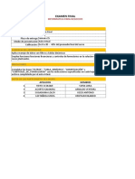 Examen Final: Informática para Negocios