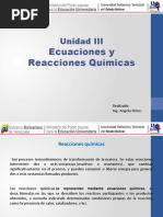 Ecuaciones y Reacciones Quimicas