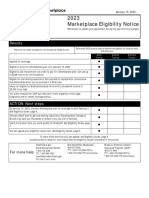 2023 Marketplace Eligibility Notice: Results