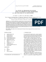 Study of Pressure Pulsation Vs Rail Geometry