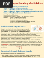 Tema 3. Capacitancia y Dieléctricos