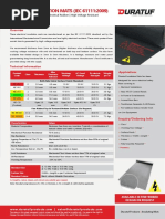 Duratuf IEC 61111 Electrical Insulation Mats TDS