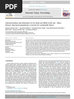 Characterization and Utilization of Rice Husk Ash (RHA) in Fly Ash - Blast