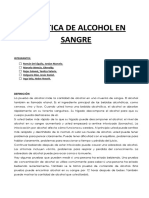 Práctica de Alcohol en Sangre