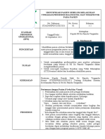 SPO 02 Identifikasi Pasien Sebelum Tindakan, Prosedur Diagnostik, Dan Terapeutik