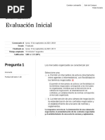 Evaluación Inicial