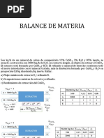 Balance de Materia