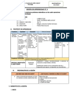 4 SESION (M) - Resolvemos Problemas Matemáticos Aplicando Nuestros Aprendizajes (M)