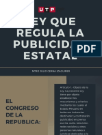 LEY QUE REGULA LA PUBLICIDaD ESTATAL