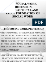 The Social Work Profession Philosophical and Value