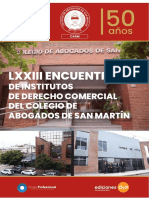 Ponencias Derecho Comercial Olegio de Abogados de San Martin