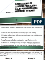 Gamit NG Pang-Angkop Sa Pakikipagtalastasan Pagsulat NG Sulating