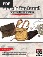 Whats in Your Pockets