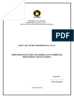 IMPLEMENTAÇÃO DE UMA REDE LAN NA DIREÇÃO PEDAGÓGICA DO ELSAMINA - Projecto Final