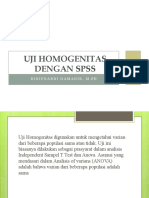 5 Uji Homogenitas Dan Korelasi