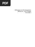 Advances in Environment, Behavior, and Design