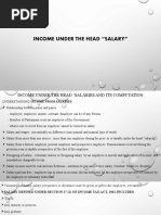 Income Under The Head "Salary"