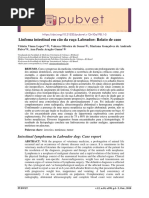 Linfoma Intestinal em Catildeo Da Rac