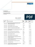 Account Overview: View History For Transaction History Period