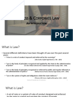 Business Law and Corporate Law