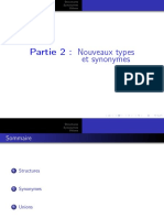 Partie 2: Nouveaux Types Et Synonymes