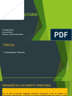 Direito Tributário: Faculdade Estácio Curso de Direito Professor: João Bernardo Guedes