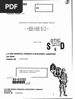 1992 Evaluation of Ventilation Inside Armored Vehicles ADA260089