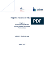 Programa Nacional de Inducción: Dirigido A: Docentes Principiantes Del Sistema Educativo Dominicano Preuniversitario