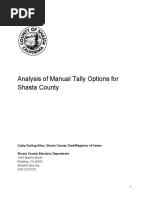 Shasta Manual Tally Analysis 2023