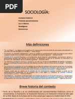 3 - Sociologia X ADE - HÂ, Sociologia Clasica y Feminismos (Castellano)