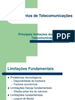 Principais Limitações Dum Sistema de Telecomunicações