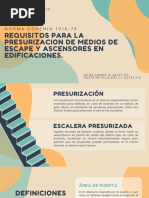 Requisitos para La Presurizacion de Medios de Escape y Ascensores en Edificaciones.