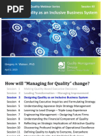 Session 03. Designing Quality As An Inclusive Business System (Watson, 2020)