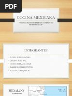 COCINA MEXICANA Plato Fuerte - PPTM