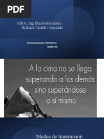 Comunicaciones Electricas I Tipo de Transmision de Señales