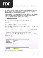 EWM - Auto Create Warehouse Task From Inbound & Outbound