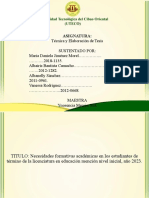 Necsidades Formativas Academicas