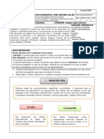 Cartilla 1 Grado 6 Año 2023 Castellano