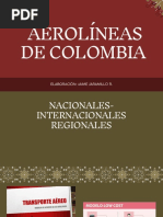 Aerolineas de Colombia Unidad 3