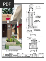 Villa Signage Perspective: Front View