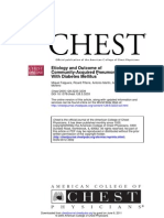 Community-Acquired Pneumonia in Patients Etiology and Outcome of