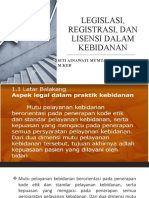 Legislasi, Registrasi, Dan Lisensi Dalam Kebidanan