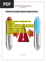 Interacciones Medicamentosas