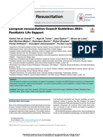 Resuscitation: European Resuscitation Council Guidelines 2021: Paediatric Life Support